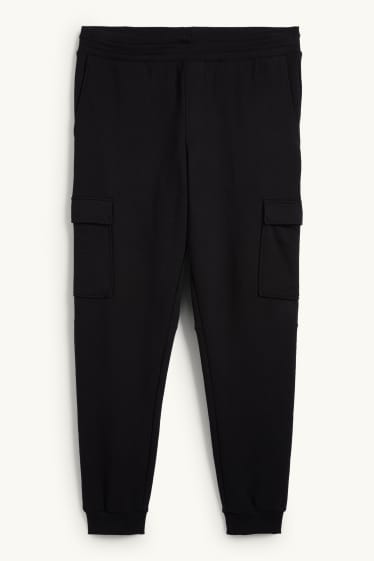 Men - Cargo joggers - black