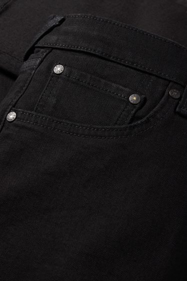 Pánské - Straight jeans - LYCRA® - černá