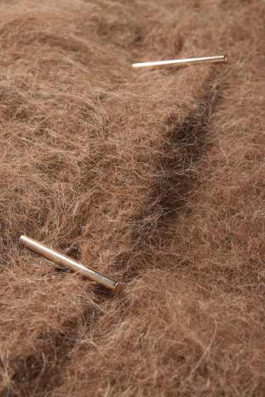 Dona - Jaqueta de punt - mescla d’alpaca - marró