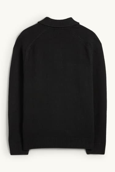 Men - Cardigan - black