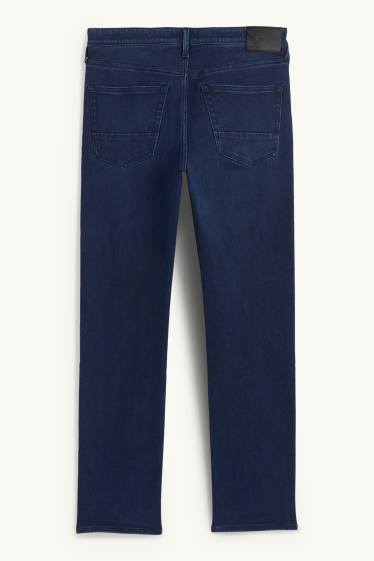 Hommes - Straight jean - jean chaud - LYCRA® - jean bleu foncé