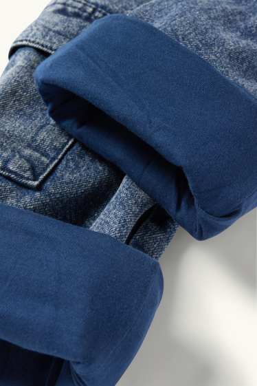 Niños - Jeans cargo - vaqueros térmicos - vaqueros - azul