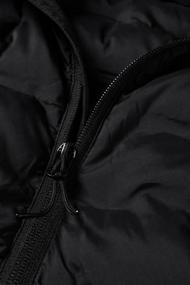 Women - Technical quilted gilet with hood - black
