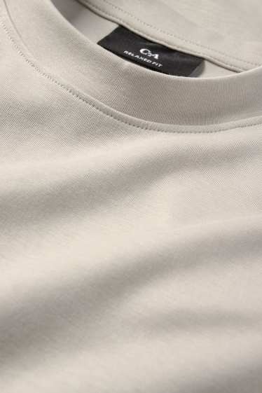 Men - Long sleeve top - beige