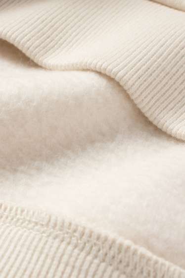 Kinder Mädchen - Teddybär - Hoodie - hellbeige