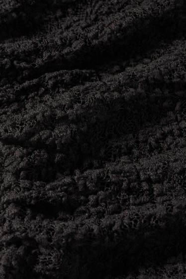 Mujer - Vestido de encaje - negro