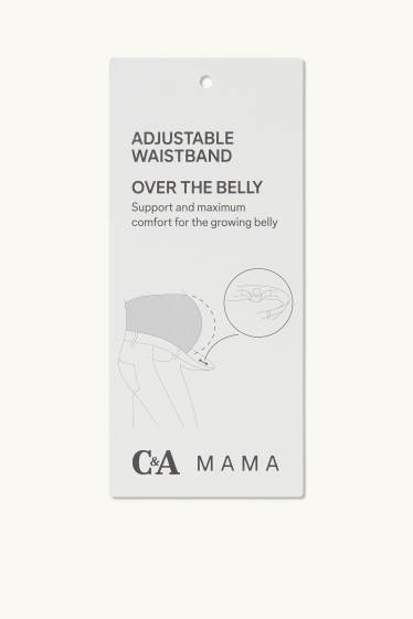 Dames - Zwangerschapsthermolegging - zwart