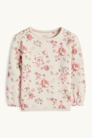 Bébés filles - Rose - sweat bébé - rose clair