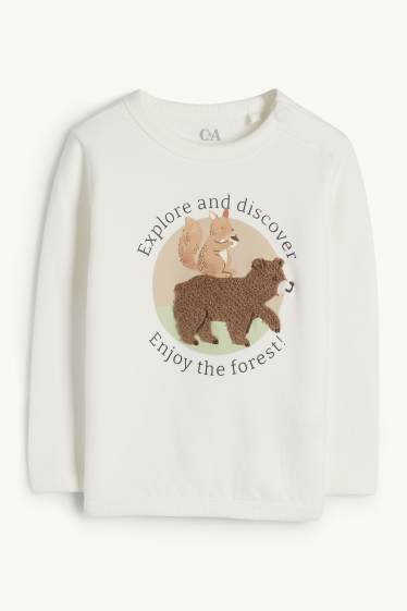 Baby Boys - Teddy bear and squirrel - baby outfit - 3 piece - light green