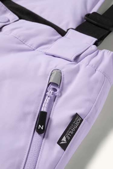 Kinderen: meisjes - Skibroek - waterdicht - lichtpaars