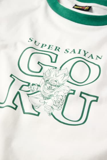 Hommes - T-shirt - oversize - Dragon Ball Z - blanc