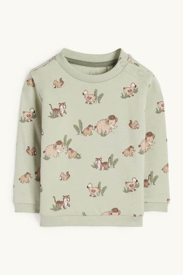 Baby Boys - Prehistoric animals - baby outfit - 2 piece - light green