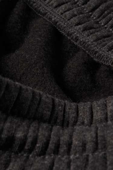 Pánské - Cargo teplákové kalhoty - tmavošedá