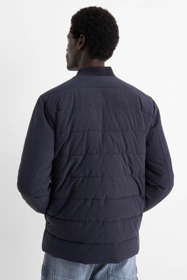 Heren - Blouson met stiksels - waterafstotend - donkerblauw