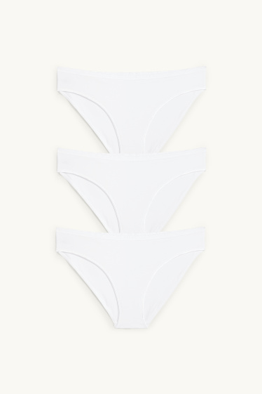 Dona - Paquet de 3 - calces - blanc