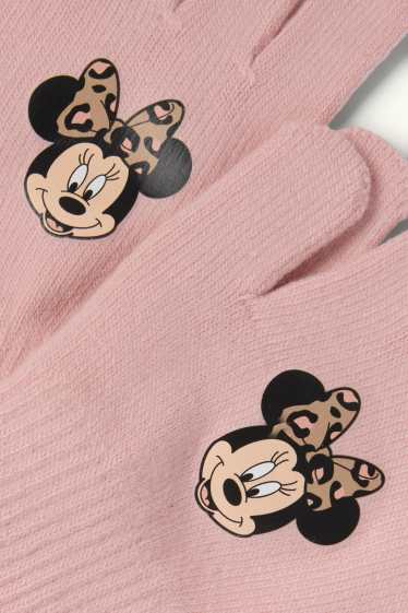 Enfants filles - Minnie Mouse - gants - rose