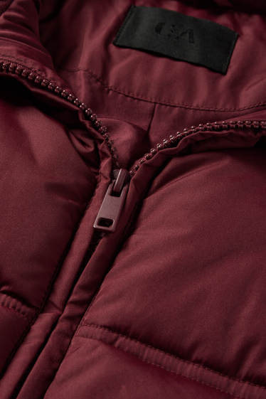Women - Quilted jacket - bordeaux