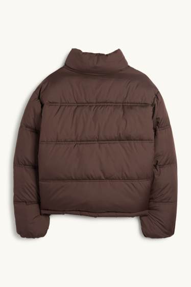 Mujer - Chaqueta acolchada - marrón oscuro