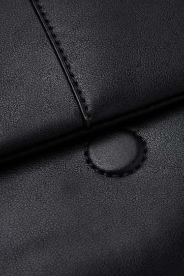 Donna - Borsa a tracolla - similpelle - nero