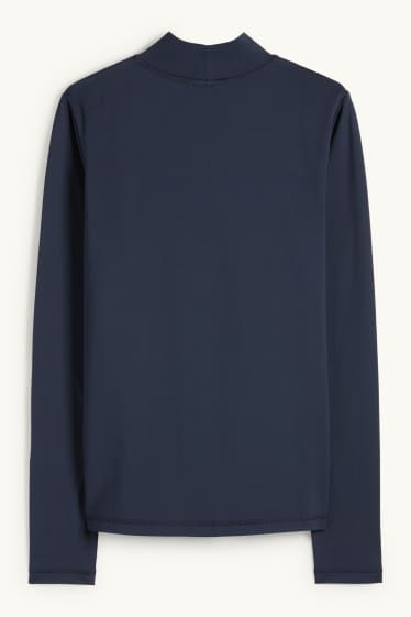 Damen - Thermo-Langarmshirt - Regular Fit - dunkelblau