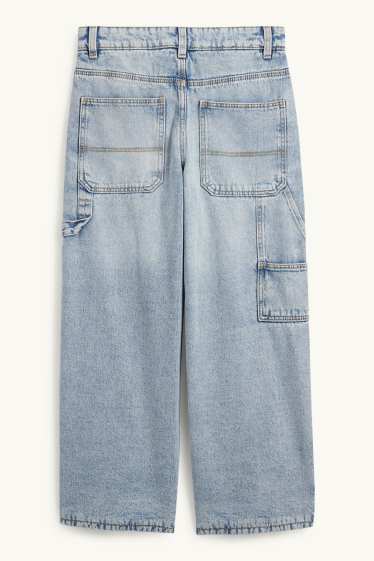 Enfants garçons - Baggy jean - jean chaud - jean bleu clair