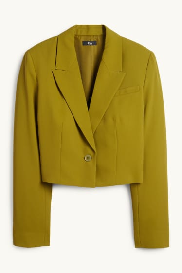 Donna - Blazer corto - regular fit - verde