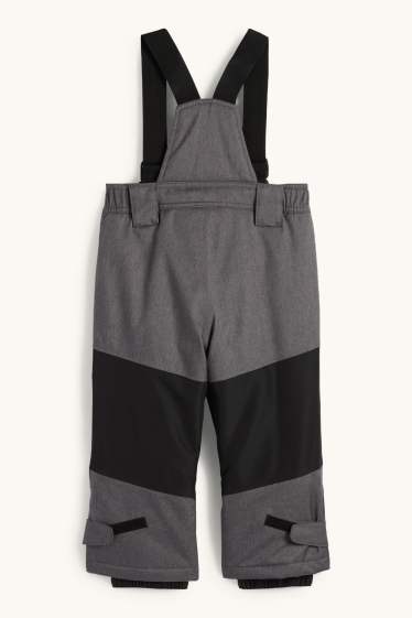 Kinder Jungen - Skihose - wasserdicht - dunkelgrau