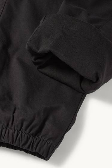 Children Boys - Thermal cargo trousers - black