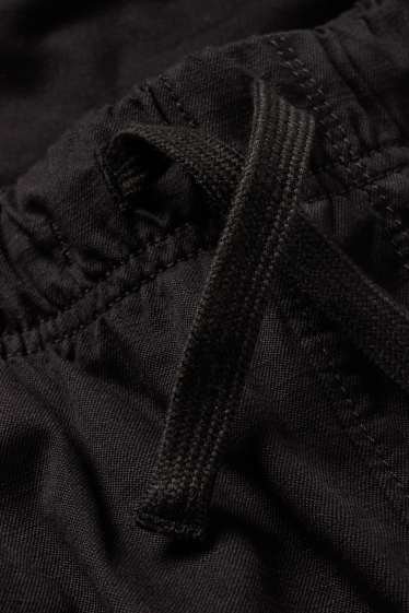 Children Boys - Thermal cargo trousers - black