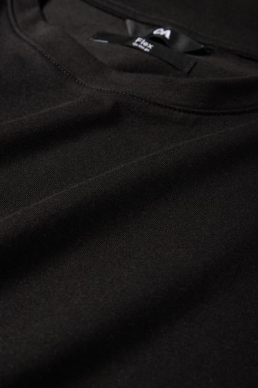 Uomo - T-shirt - slim fit - Flex - nero