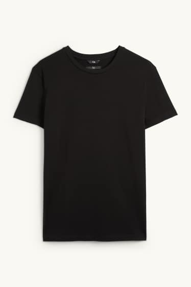 Uomo - T-shirt - slim fit - Flex - nero