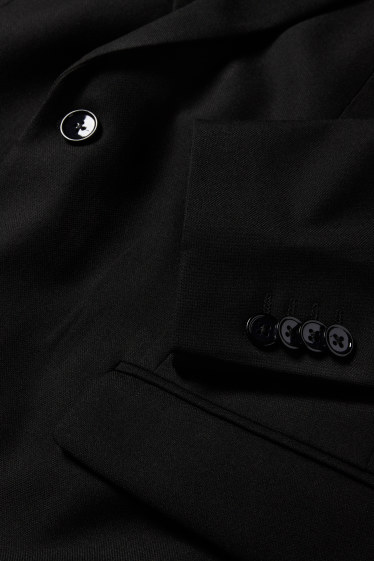 Herren - Baukasten-Sakko - Regular Fit - schwarz