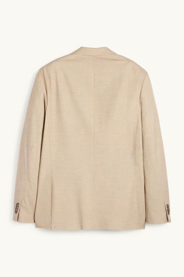 Herren - Baukasten-Sakko - Regular Fit - hellbeige