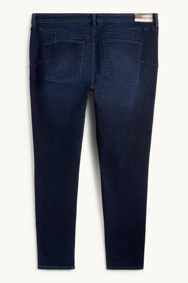 Damen - Skinny Jeans - Mid Waist - Shaping-Jeans - LYCRA® - dunkeljeansblau