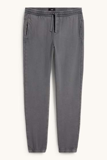 Bărbați - Pantaloni de trening - gri închis