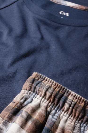 Herren - Pyjama - dunkelblau