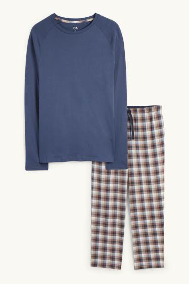 Herren - Pyjama - dunkelblau