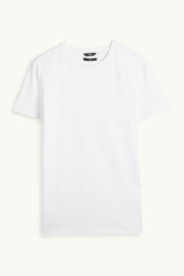 Hommes - T-shirt - slim fit - Flex - blanc