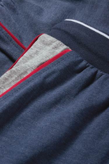 Uomo - Pantaloni pigiama - blu scuro