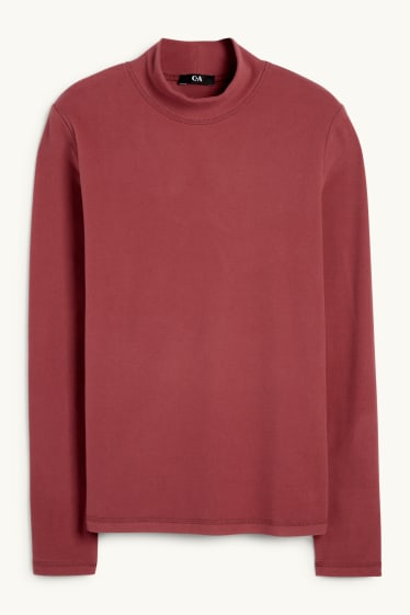 Dona - Samarreta polar de mànigues llargues tèrmica - regular fit - vermell fosc