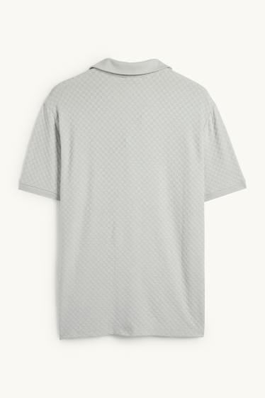 Herren - Poloshirt - Regular Fit - strukturiert - mintgrün