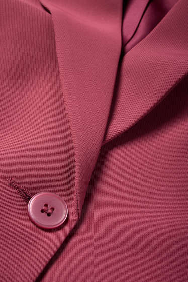 Dames - Korte blazer - regular fit - fuchsiarood