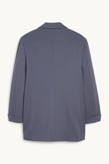 Femei - Blazer lung - regular fit - albastru închis