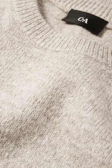 Hommes - Pull - gris clair chiné