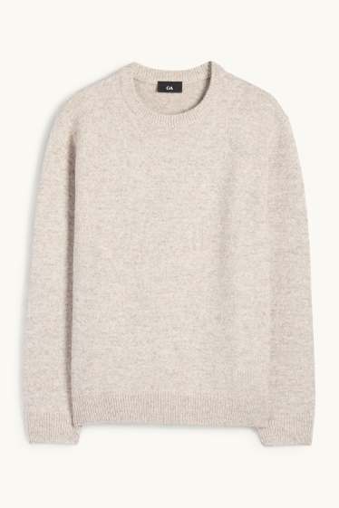 Hommes - Pull - gris clair chiné