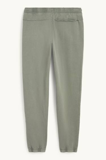 Men - Joggers - khaki