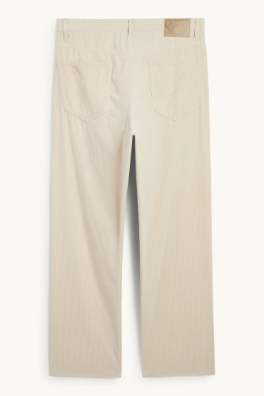 Home - Pantalons de pana - relaxed fit - beix clar