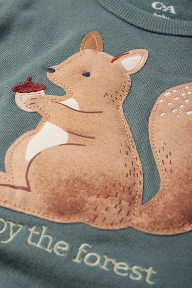 Baby Boys - Squirrel - baby sweatshirt - green