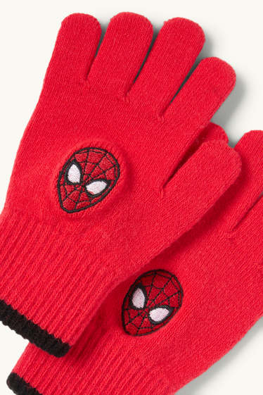 Kinder Buben - Spider-Man - Handschuhe - rot