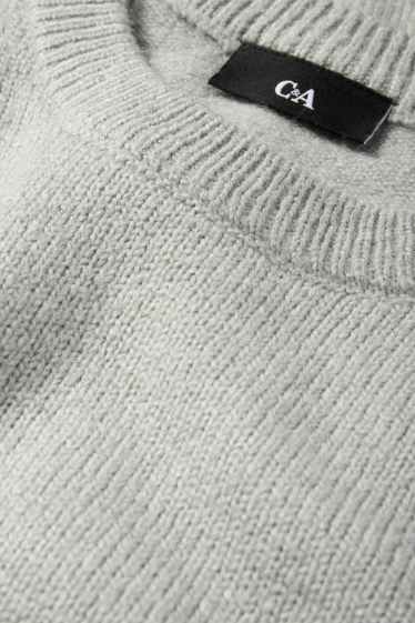 Hommes - Pull - gris clair